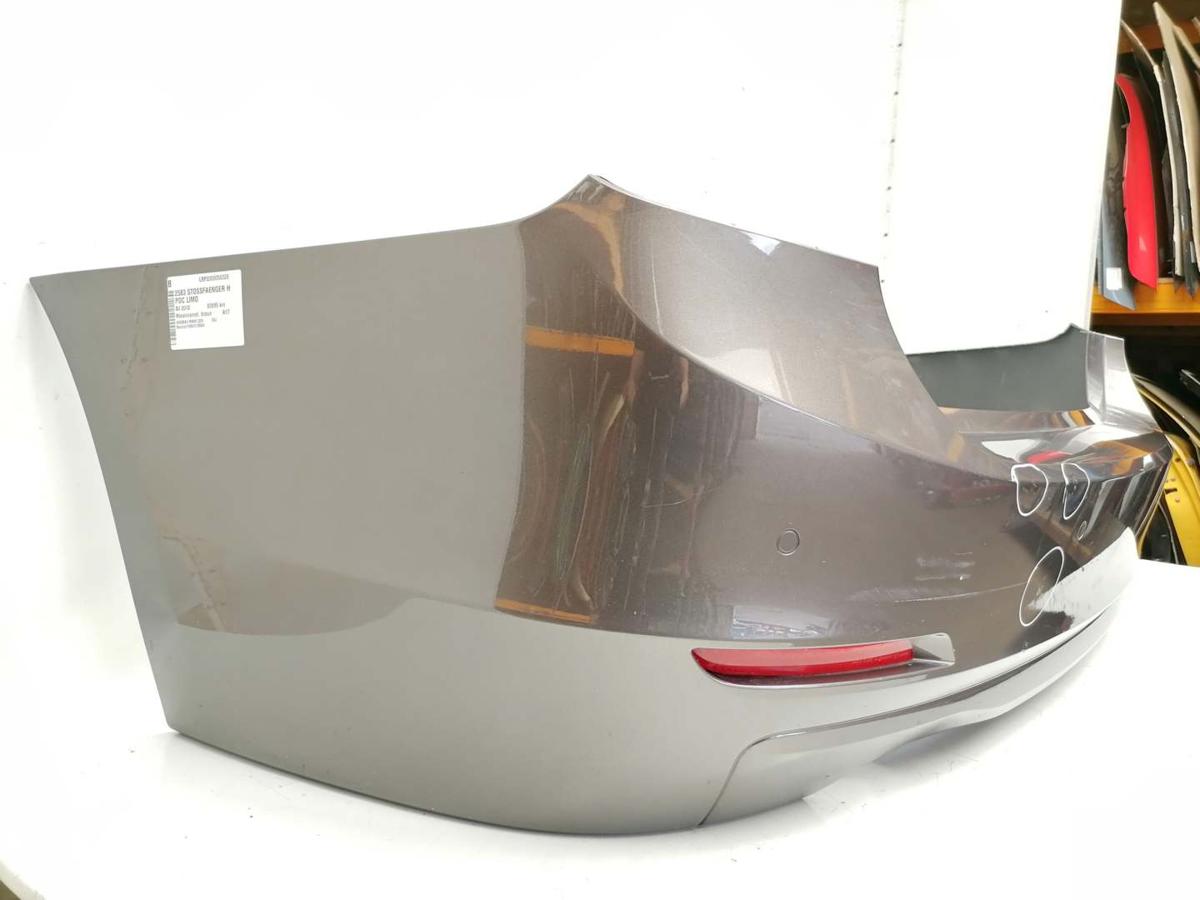 BMW F30 original Stoßstange Stossfänger hinten Havannamet. braun A17 Limousine Bj.2012